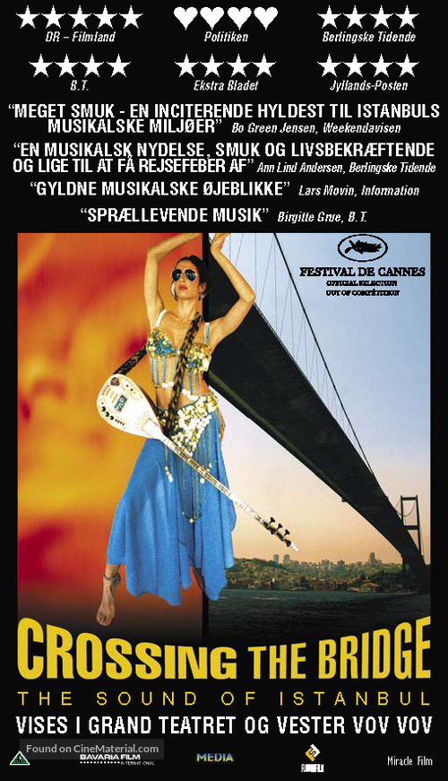 Crossing the Bridge: The Sound of Istanbul - Danish Movie Poster