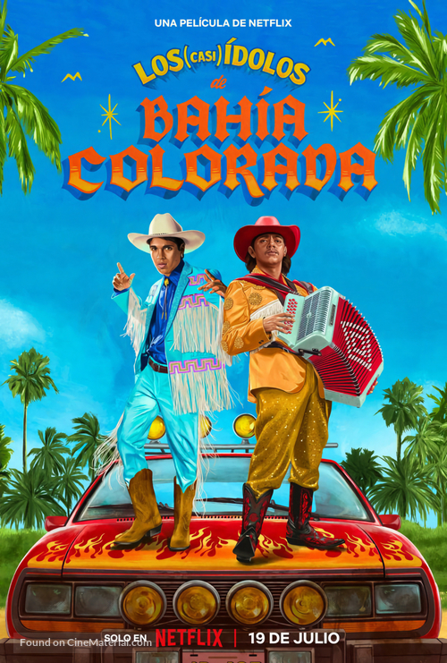 Los (casi) &iacute;dolos de Bah&iacute;a Colorada - Mexican Movie Poster
