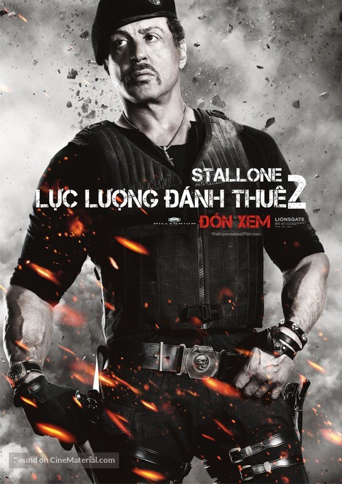 The Expendables 2 - Vietnamese Movie Poster