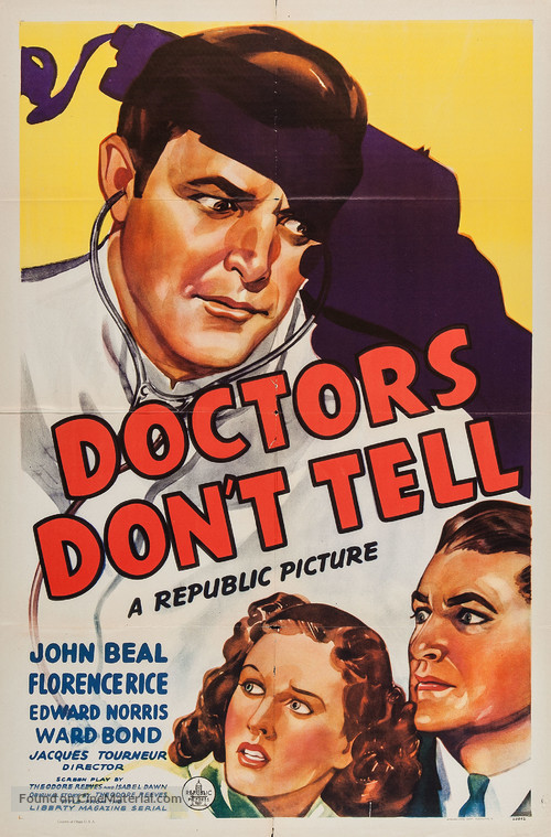 Doctors Don&#039;t Tell - Movie Poster