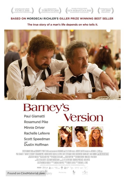 Barney&#039;s Version - Movie Poster