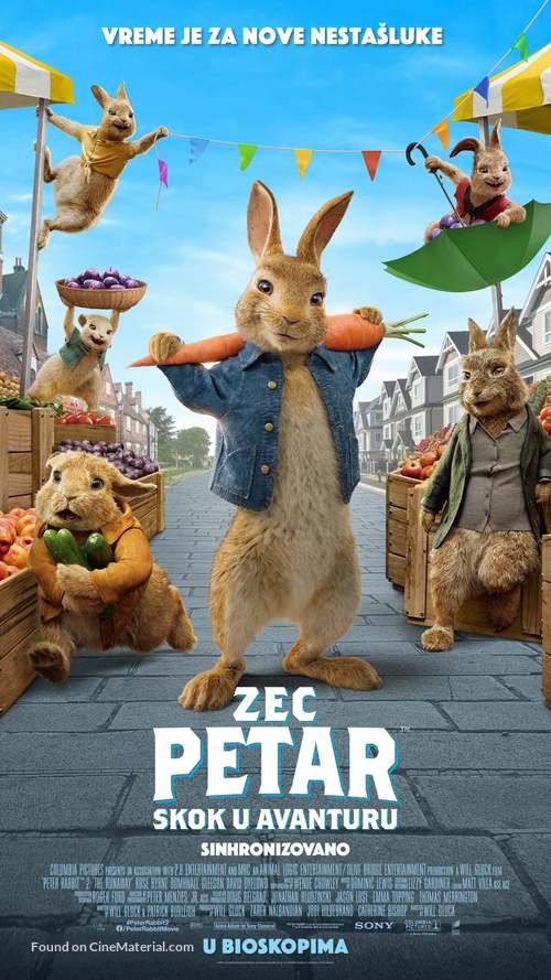 Peter Rabbit 2: The Runaway - Serbian Movie Poster