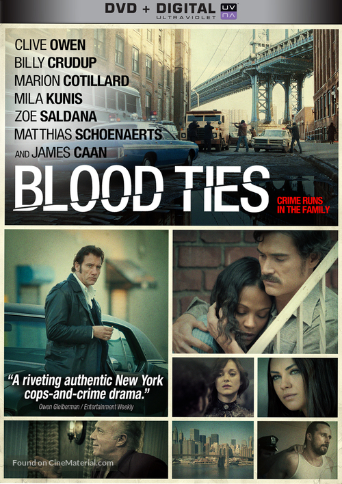 Blood Ties - DVD movie cover