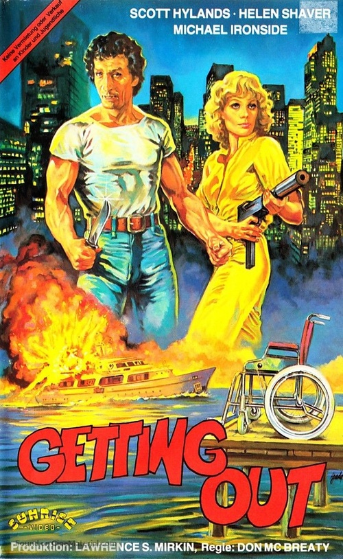 Coming Out Alive - German VHS movie cover