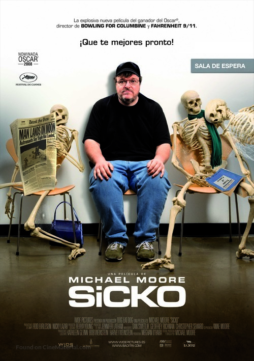 Sicko - Spanish Movie Poster