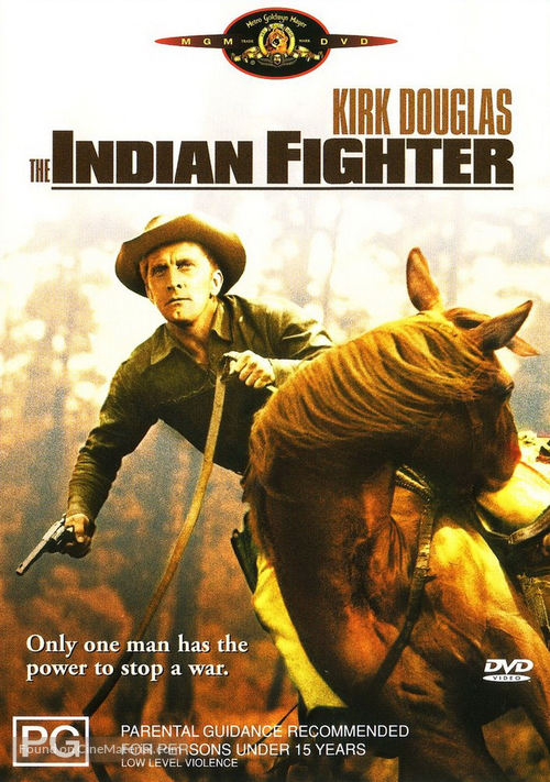 The Indian Fighter - Australian DVD movie cover