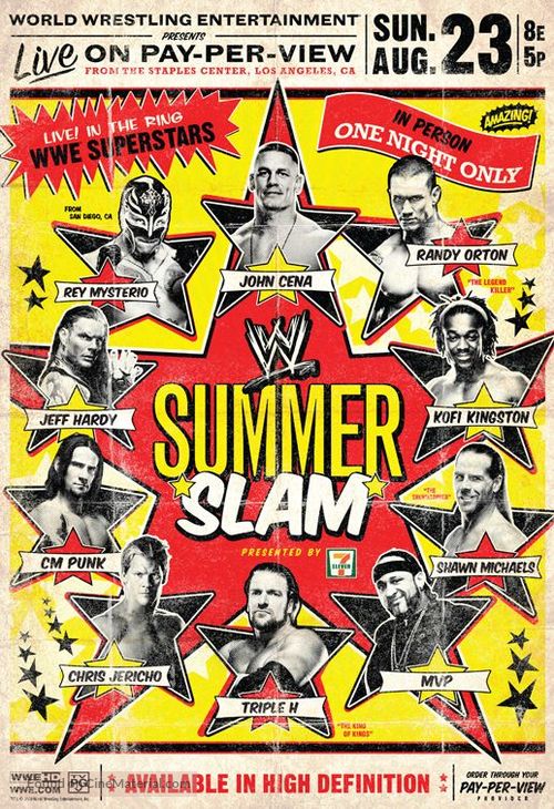 WWE Summerslam - Movie Poster