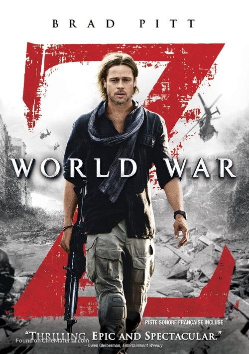 World War Z - Canadian Movie Cover