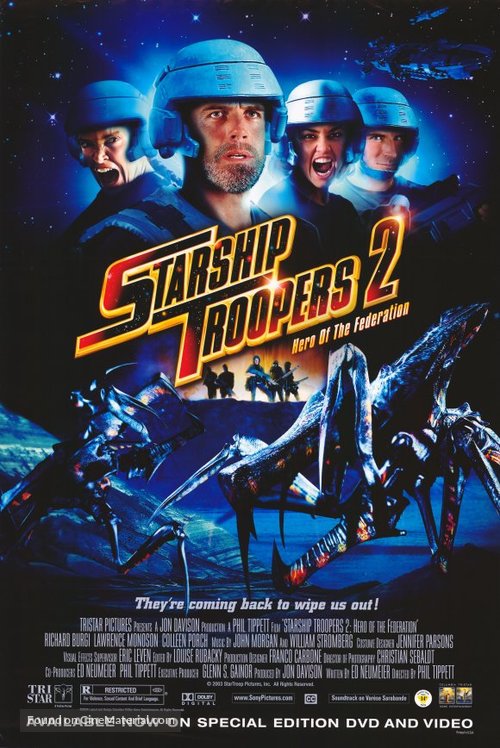 Starship Troopers 2 - Video release movie poster
