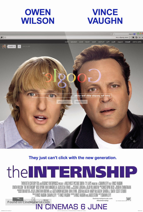 The Internship - Singaporean Movie Poster