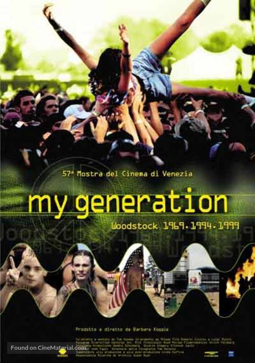 My Generation - Italian Movie Poster