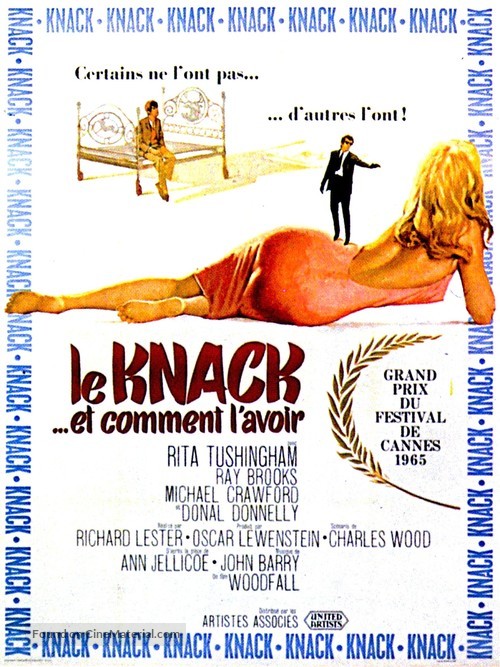 The Knack ...and How to Get It - French Movie Poster