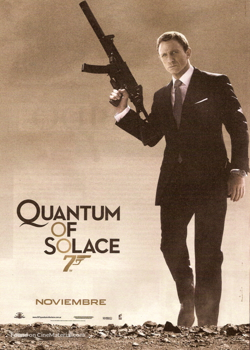 Quantum of Solace - Argentinian Movie Poster