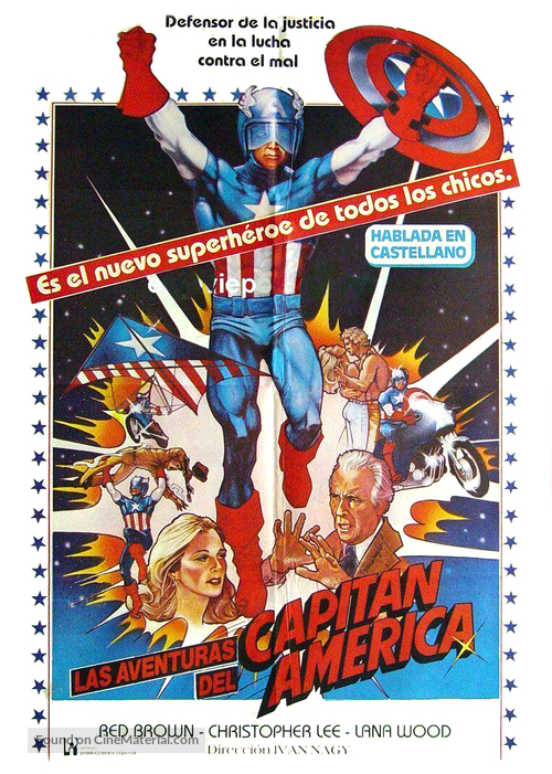 Captain America II: Death Too Soon - Argentinian Movie Poster