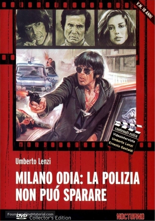 Milano odia: la polizia non pu&ograve; sparare - Italian DVD movie cover