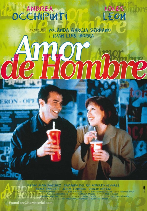 Amor de hombre - Italian Movie Poster