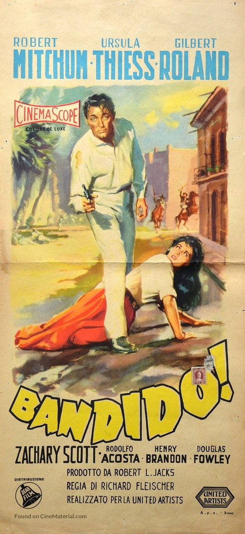 Bandido - Italian Movie Poster