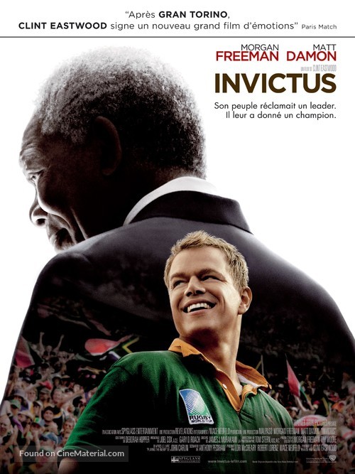 Invictus - French Movie Poster