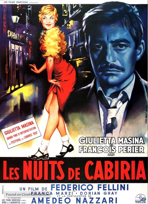 Le notti di Cabiria (1957) French movie poster