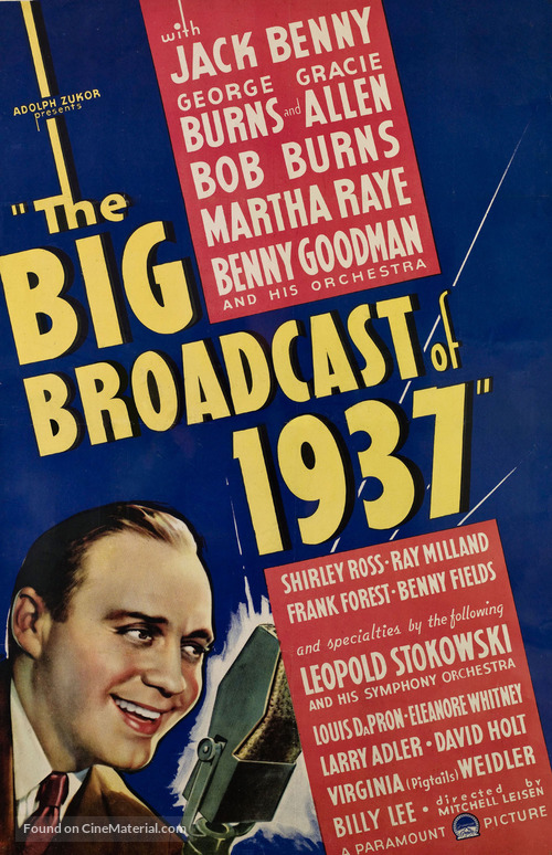 The Big Broadcast of 1937 - Movie Poster
