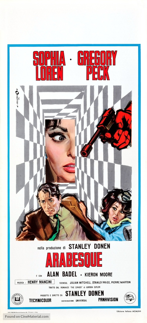Arabesque - Italian Movie Poster