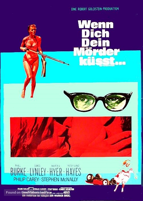 Once You Kiss a Stranger... - German Movie Poster