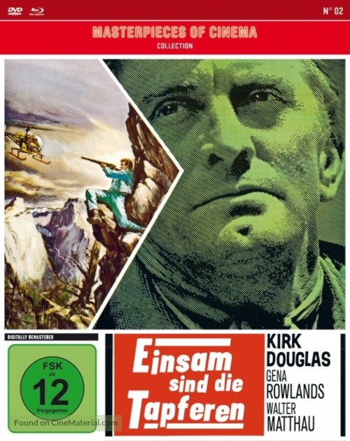 Lonely Are the Brave - German Blu-Ray movie cover