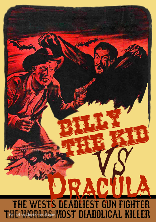 Billy the Kid versus Dracula - DVD movie cover