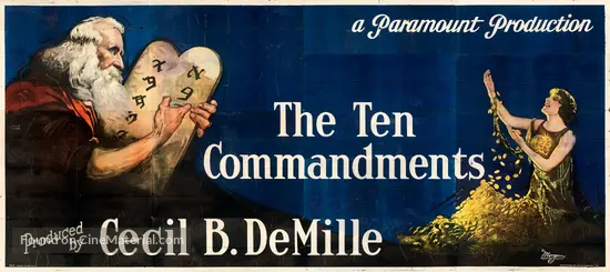 The Ten Commandments - Movie Poster