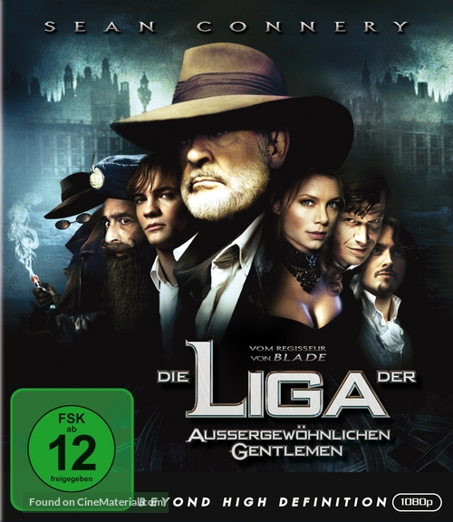 The League of Extraordinary Gentlemen - German Blu-Ray movie cover