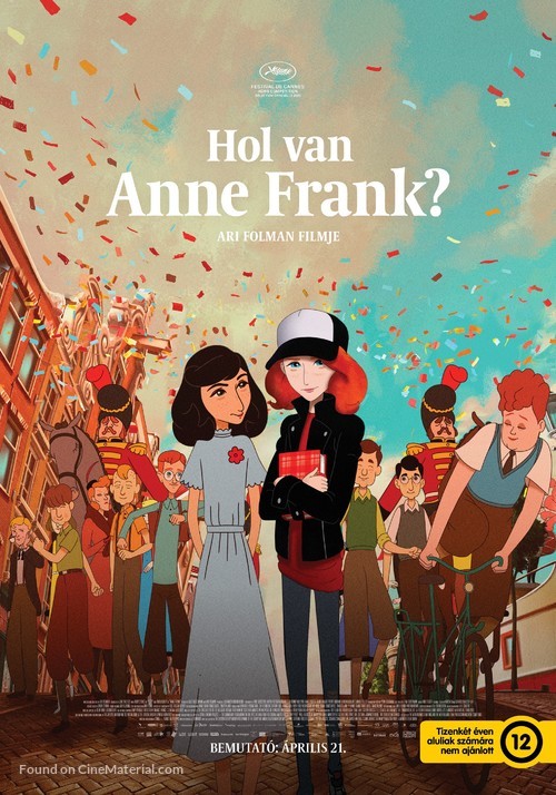 Where Is Anne Frank - Hungarian Movie Poster