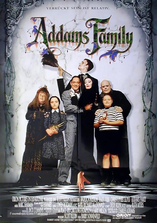 The Addams Family - German Movie Poster