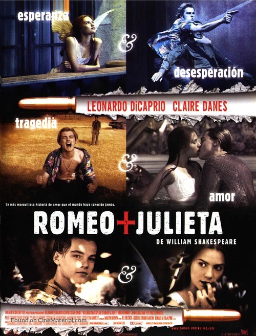 Romeo + Juliet - Spanish Movie Poster