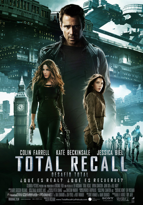 Total Recall - Spanish Movie Poster