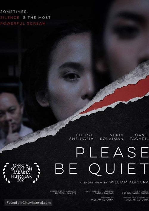 Please Be Quiet - Indonesian Movie Poster