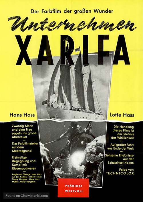 Unternehmen Xarifa - German Movie Poster