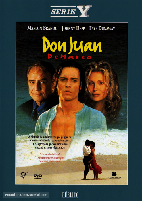 Don Juan DeMarco - Portuguese DVD movie cover