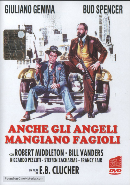 Anche Gli Angeli Mangiano Fagioli - Italian DVD movie cover