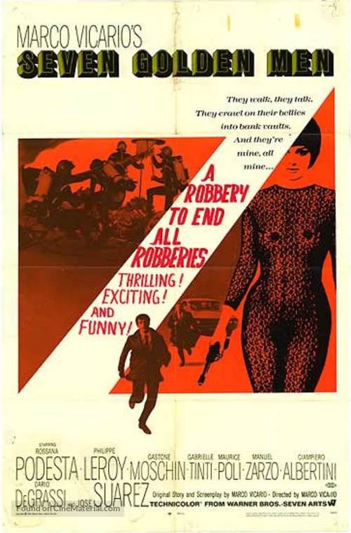Sette uomini d&#039;oro - Movie Poster