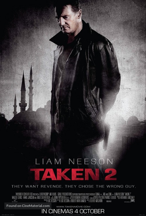 Taken 2 - Singaporean Movie Poster