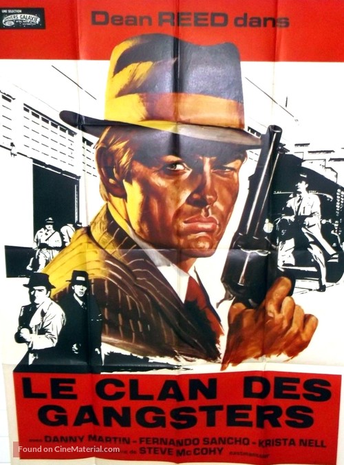 La banda de los tres crisantemos - French Movie Poster