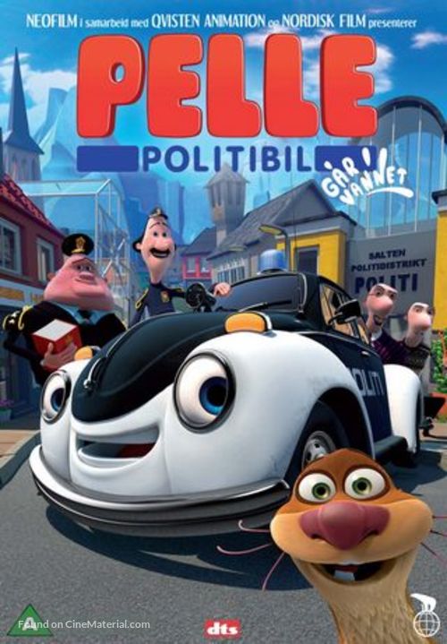 Pelle Politibil g&aring;r i vannet - Norwegian DVD movie cover