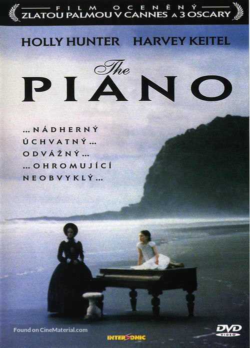 The Piano - Slovak DVD movie cover