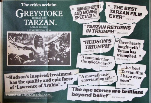 Greystoke - British Movie Poster