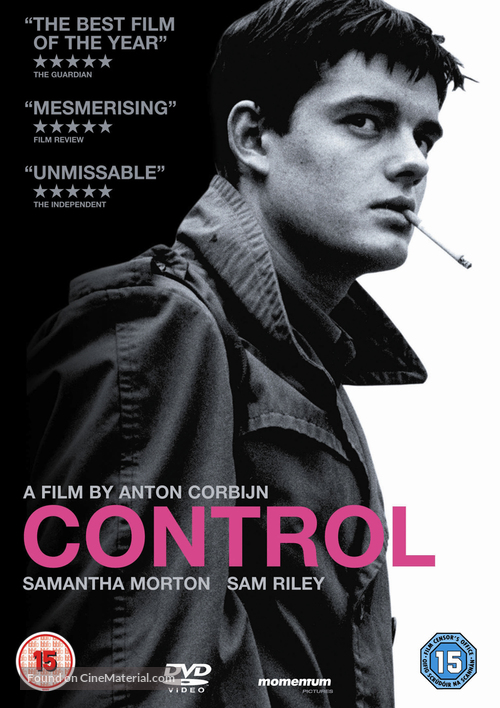Control - British DVD movie cover