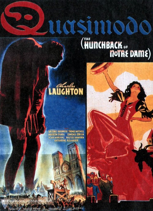 The Hunchback of Notre Dame - French Movie Poster