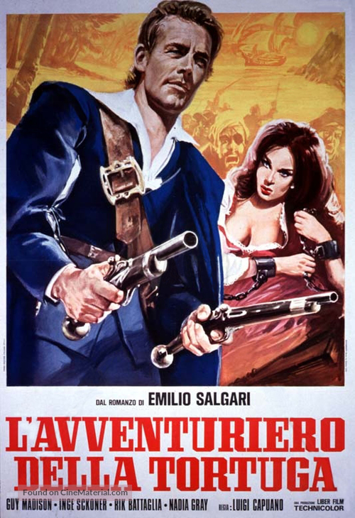 L&#039;avventuriero della Tortuga - Italian Movie Poster