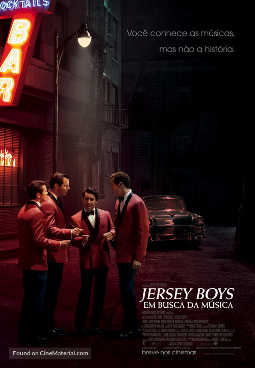 Jersey Boys - Brazilian Movie Poster