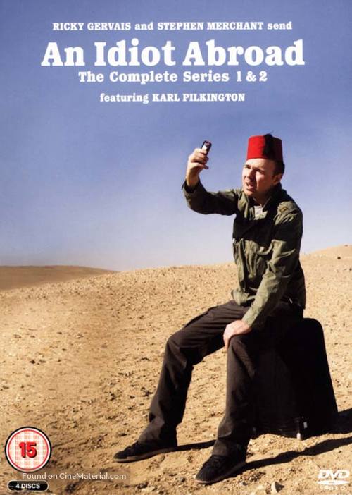 &quot;An Idiot Abroad&quot; - British DVD movie cover