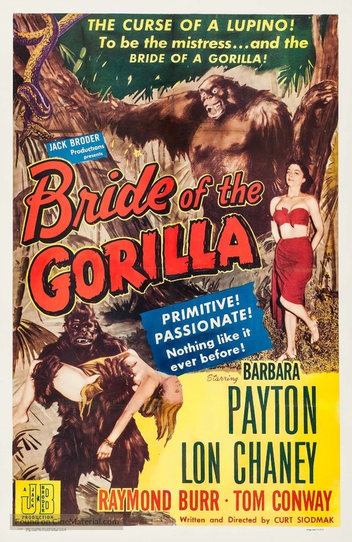 Bride of the Gorilla - Movie Poster